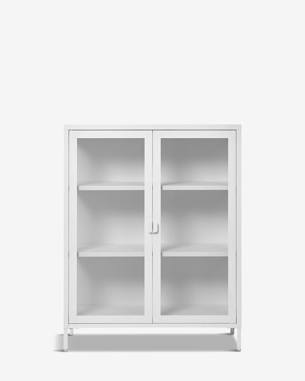Brisbane vitrine, hvid