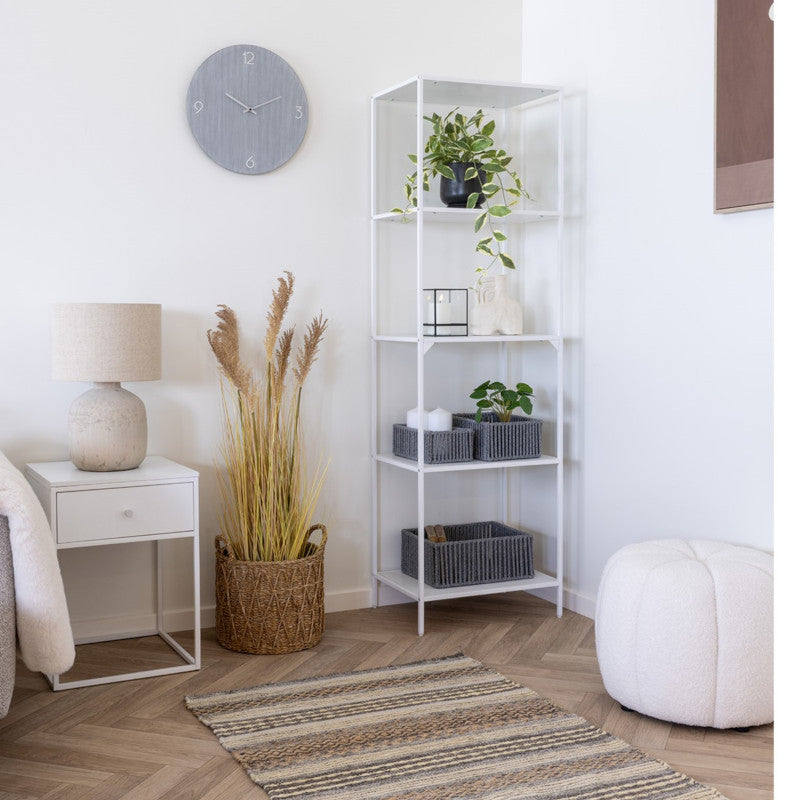 Vista reol 5 hylder, hvid