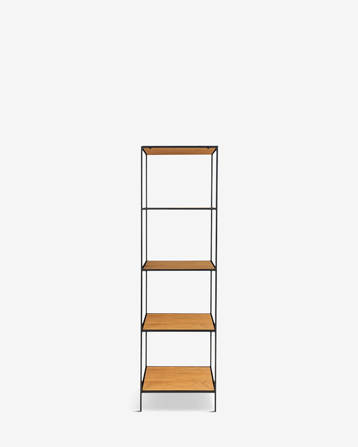 Vista reol 5 hylder, eg/sort