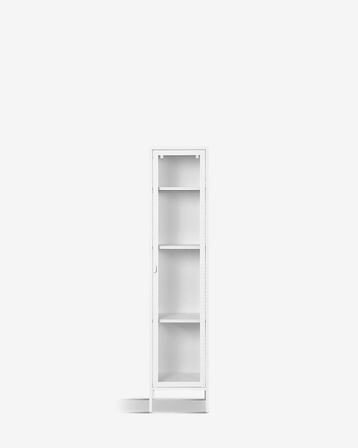 Brisbane vitrine slim, hvid