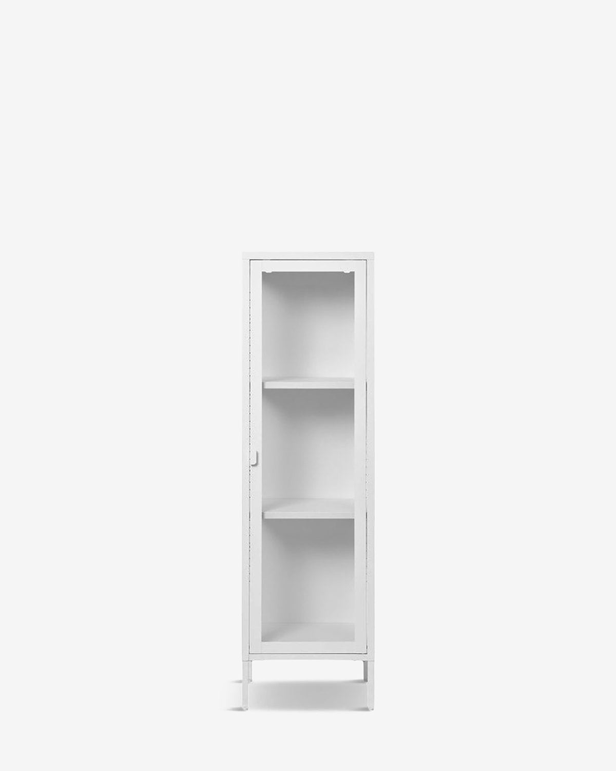 Brisbane vitrine slim, hvid