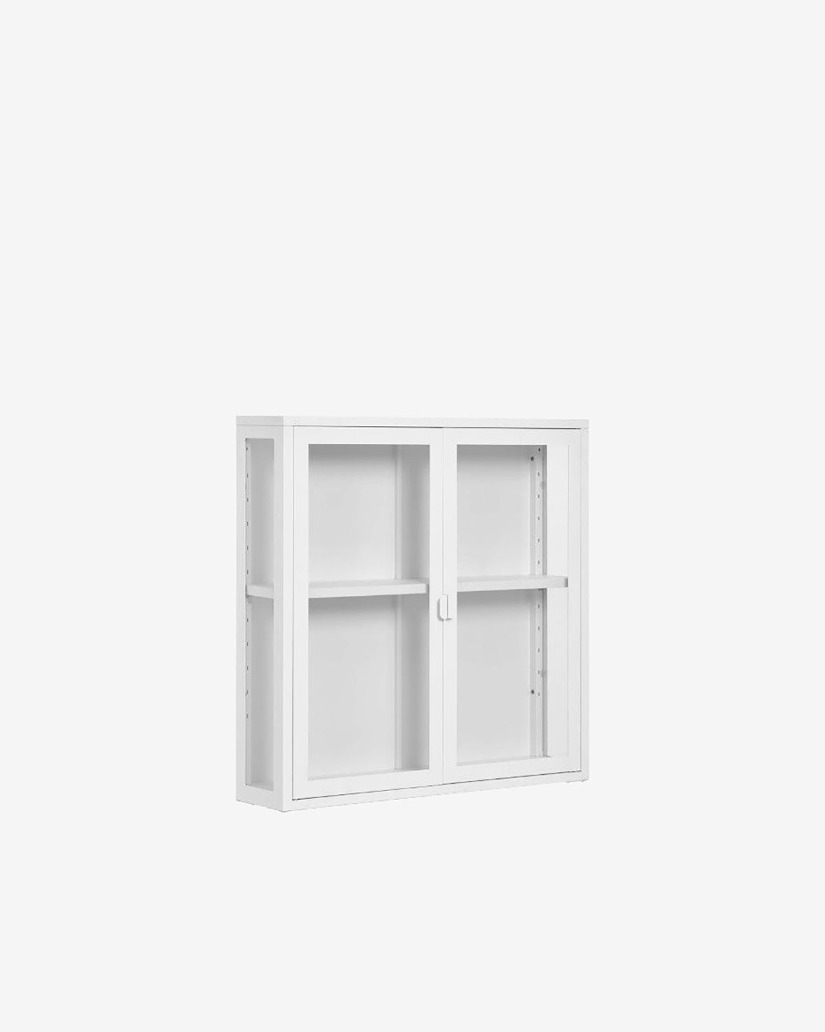 Brisbane vitrine/overskab, hvid