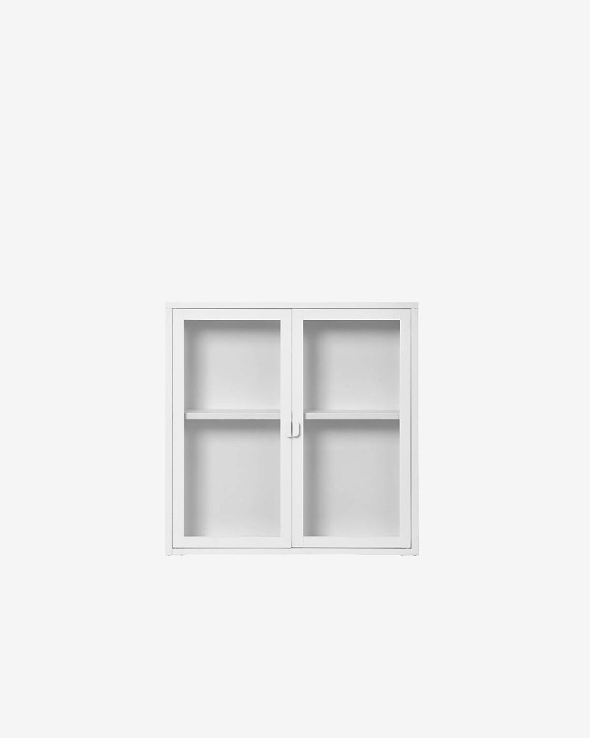 Brisbane vitrine/overskab, hvid
