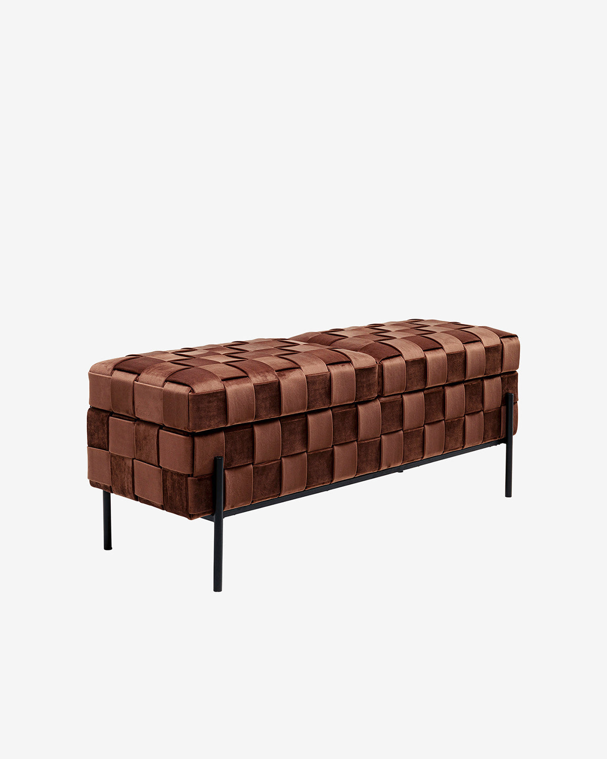 Weave bænk, mocca