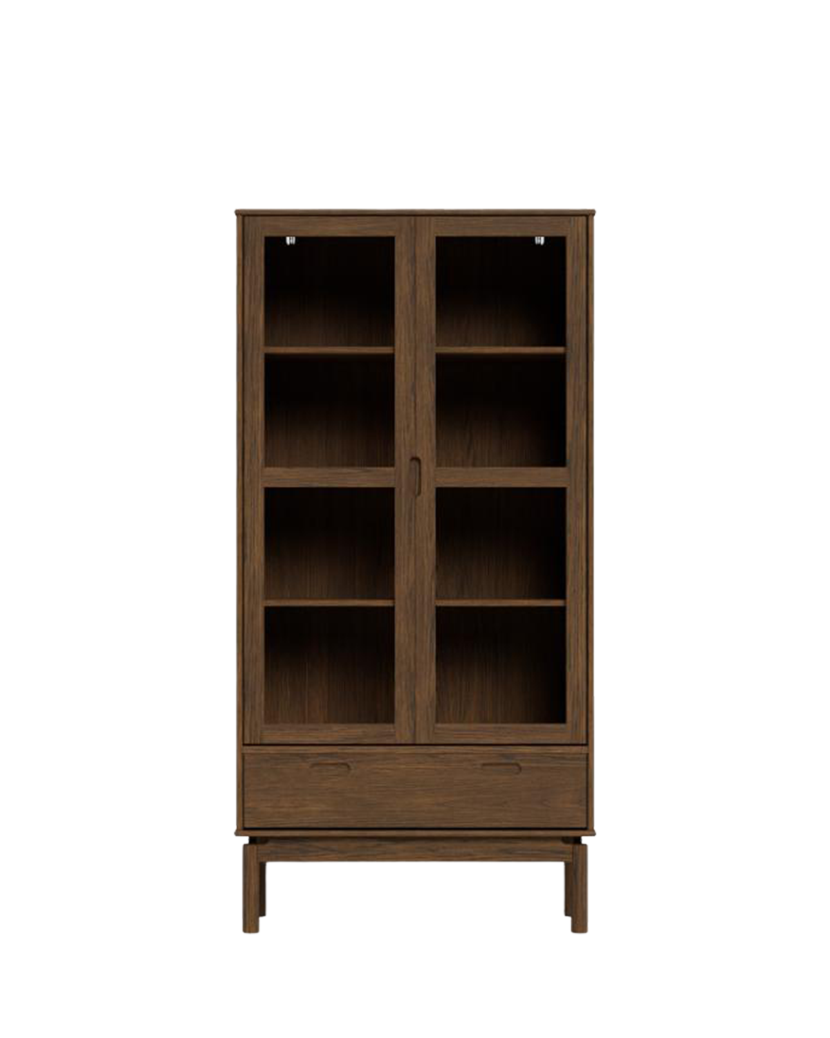 Tucson vitrine, røget eg