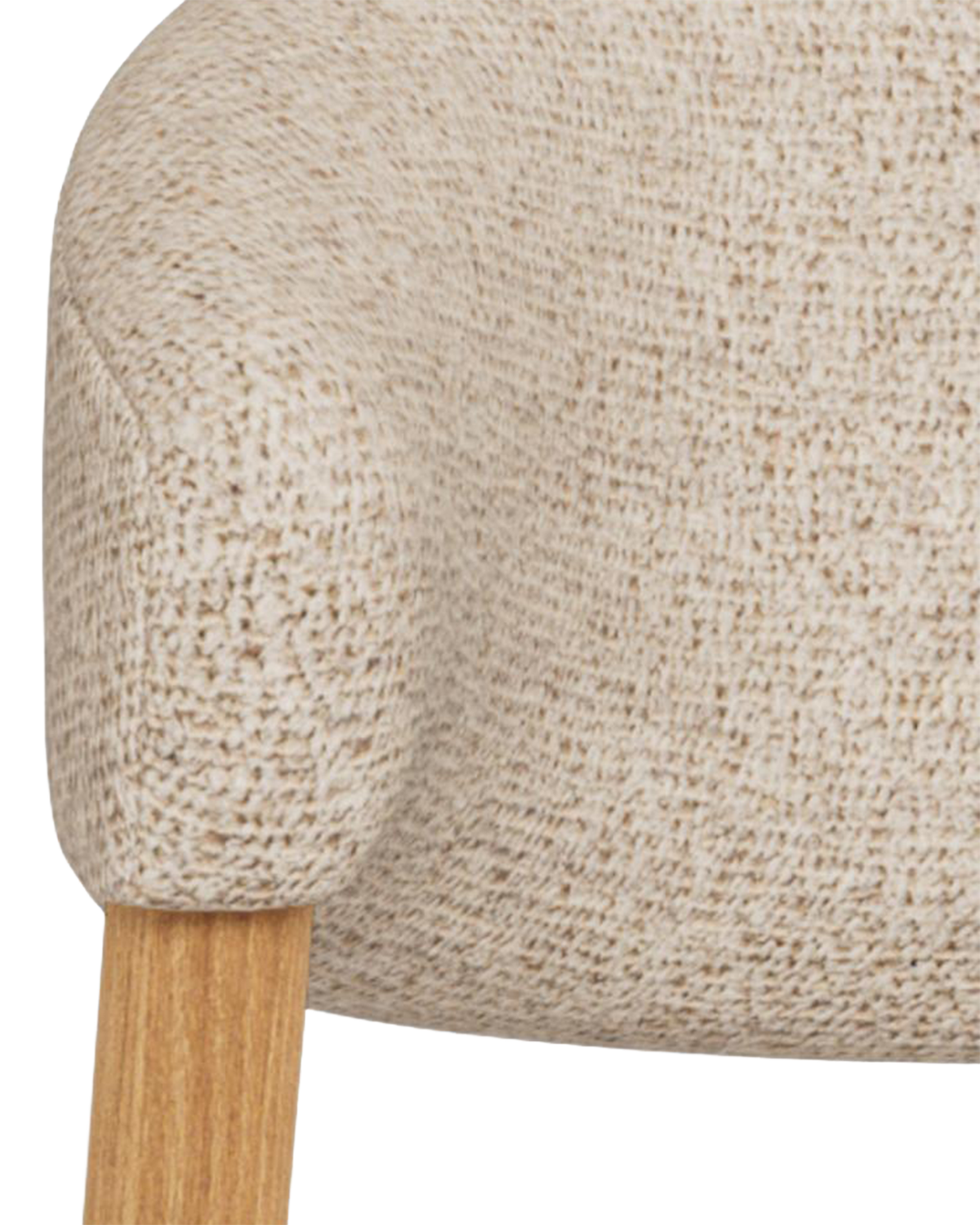 Larry, spisebordsstol, Beige/eg