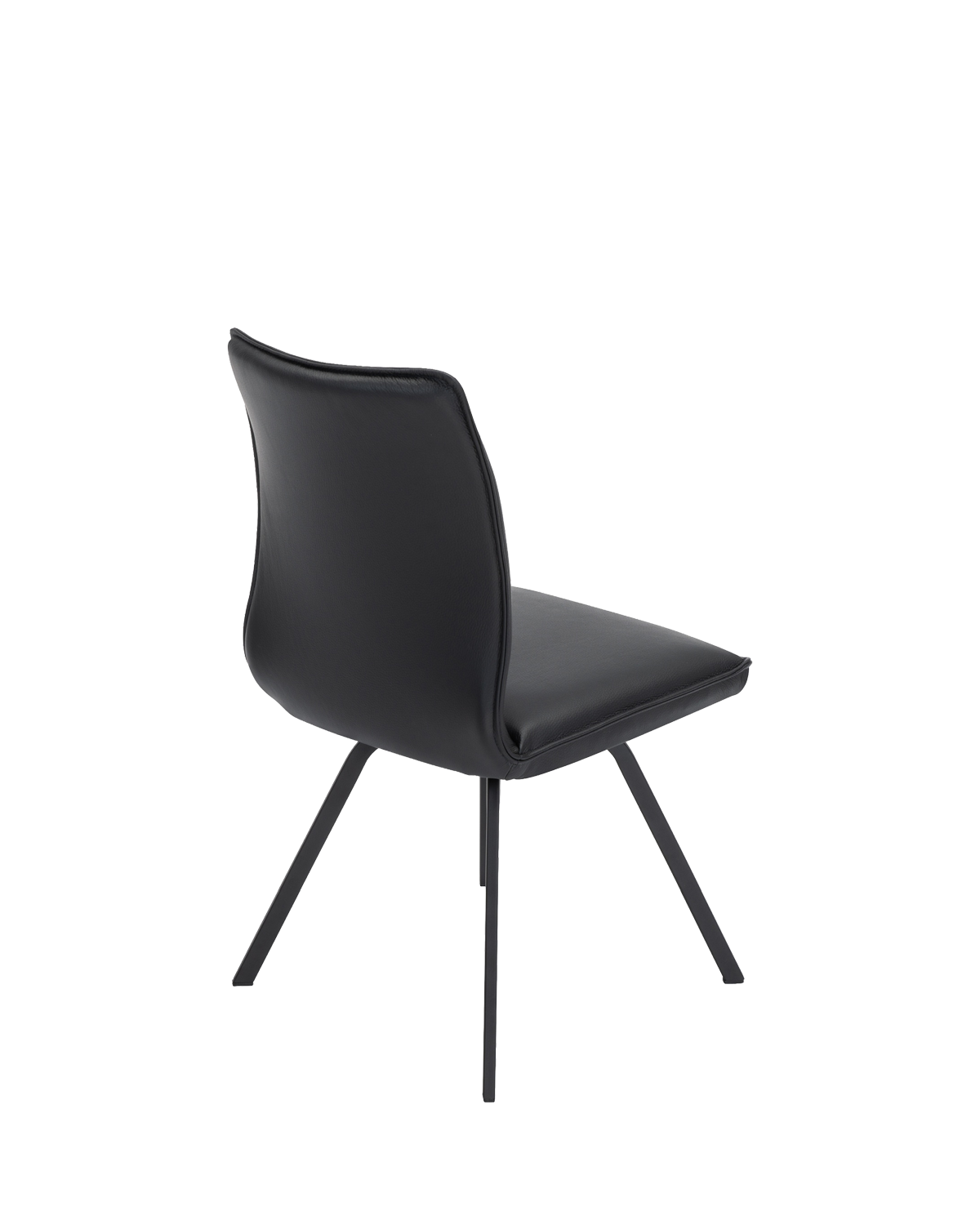 Fiore spisebordsstol, sort læder