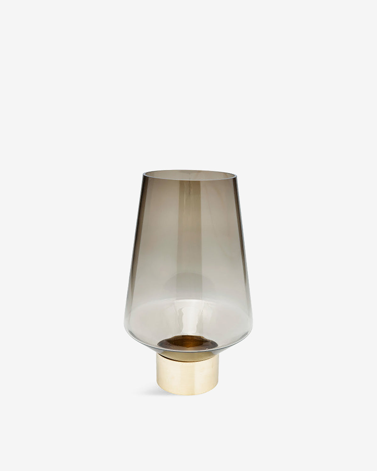Noble ring vase, brun