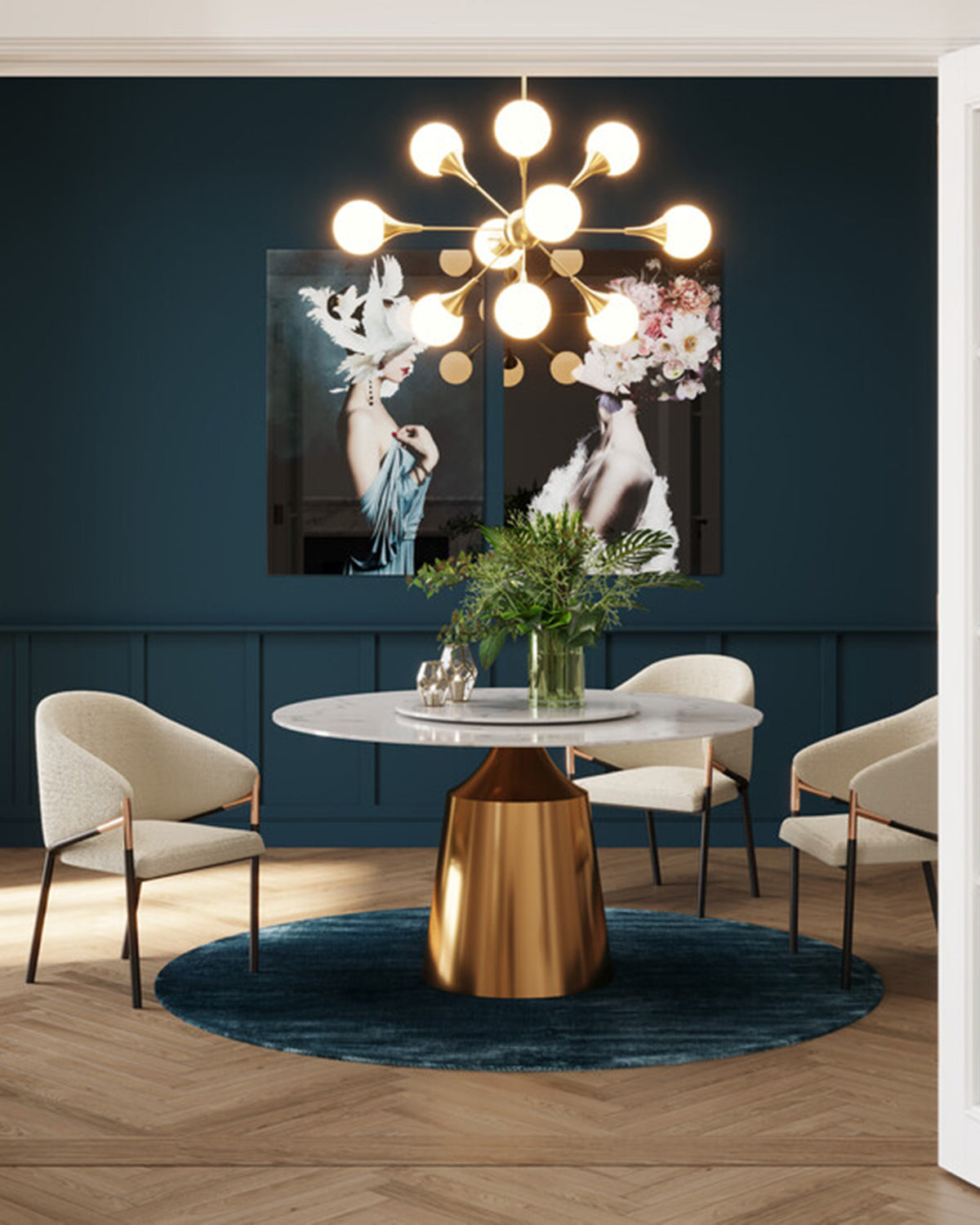 Spisebordsstol - Chair with Armrest Boulevard