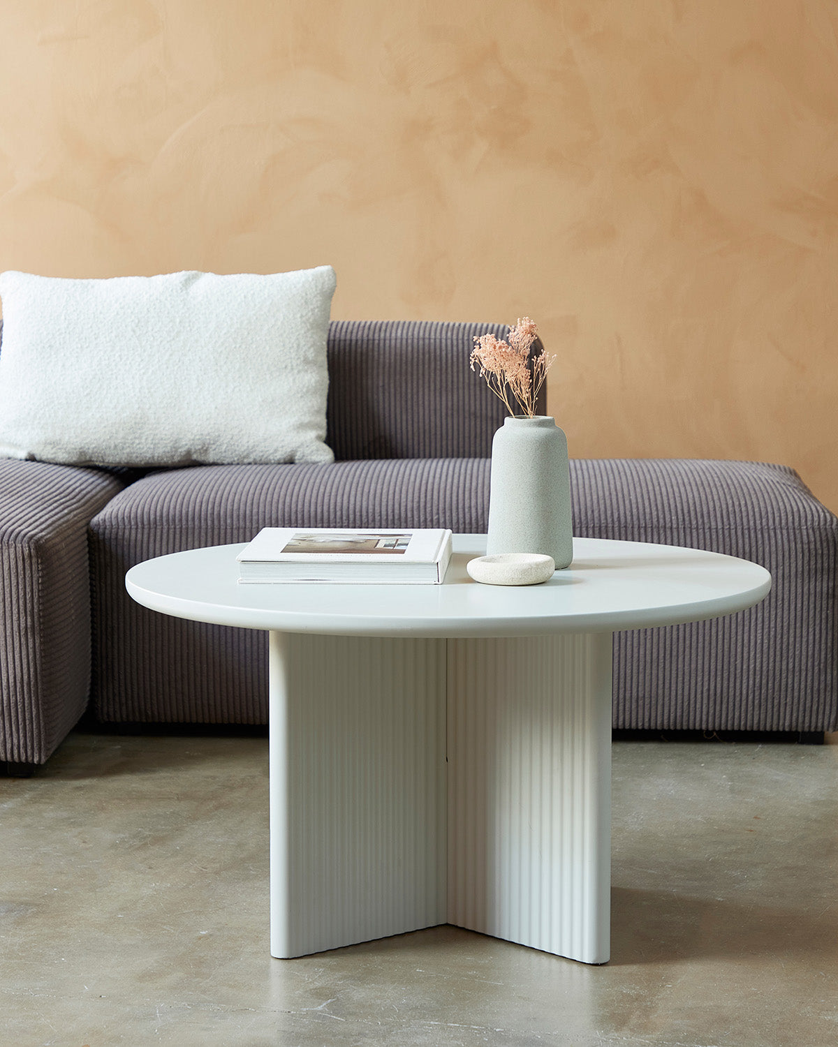 Palma sofabord, greige