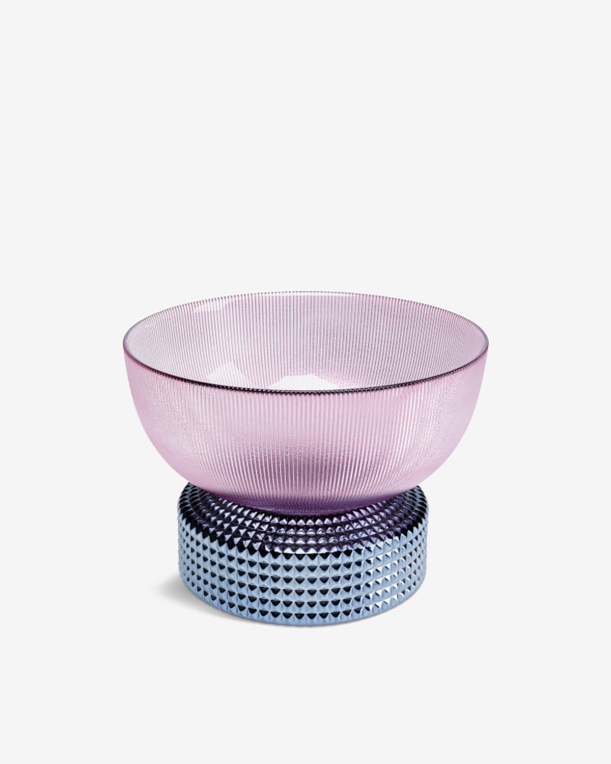 Marvelous Duo glas skål, rosa