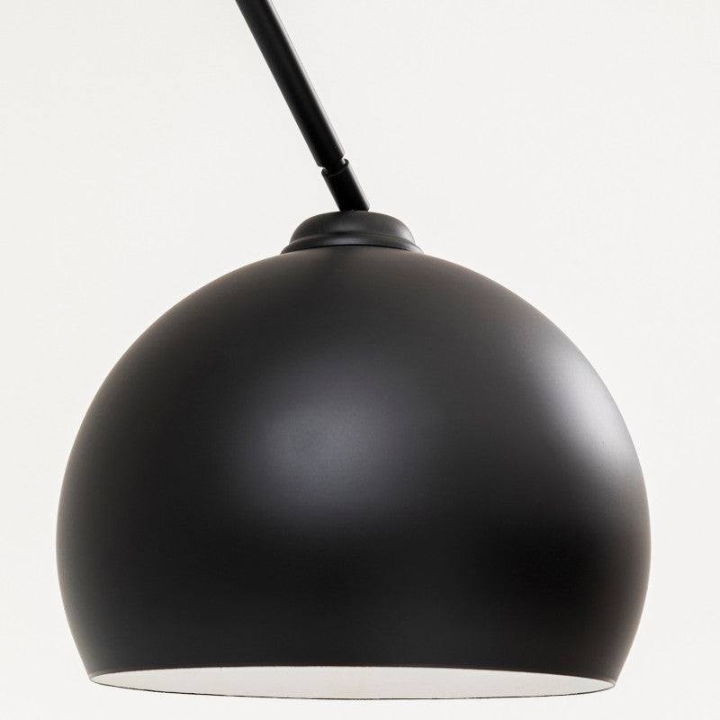 Lounge gulvlampe, sort