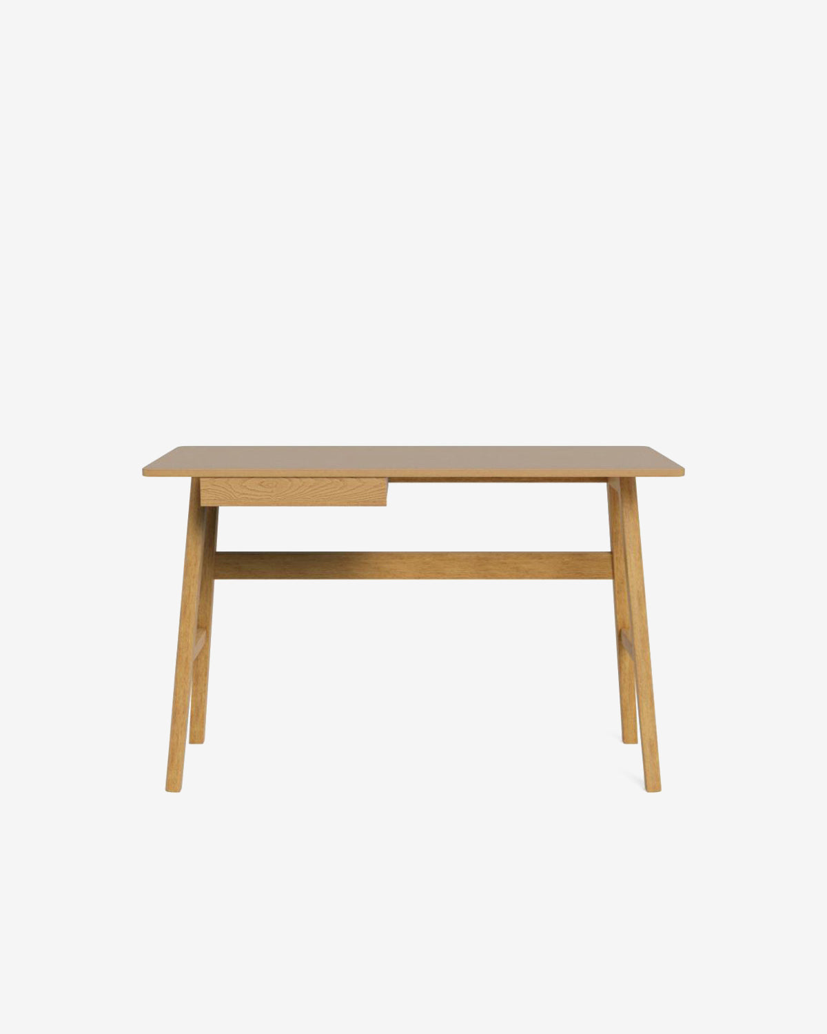 Barnett skrivebord, lak egefiner