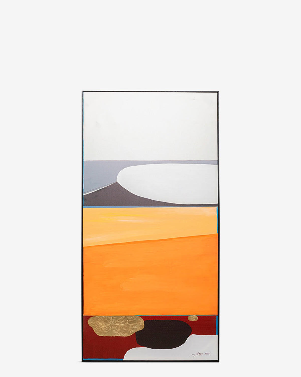 Abstract shapes orange galleri