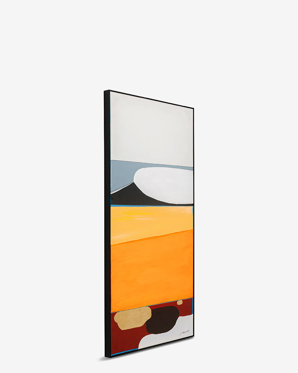 Abstract shapes orange galleri