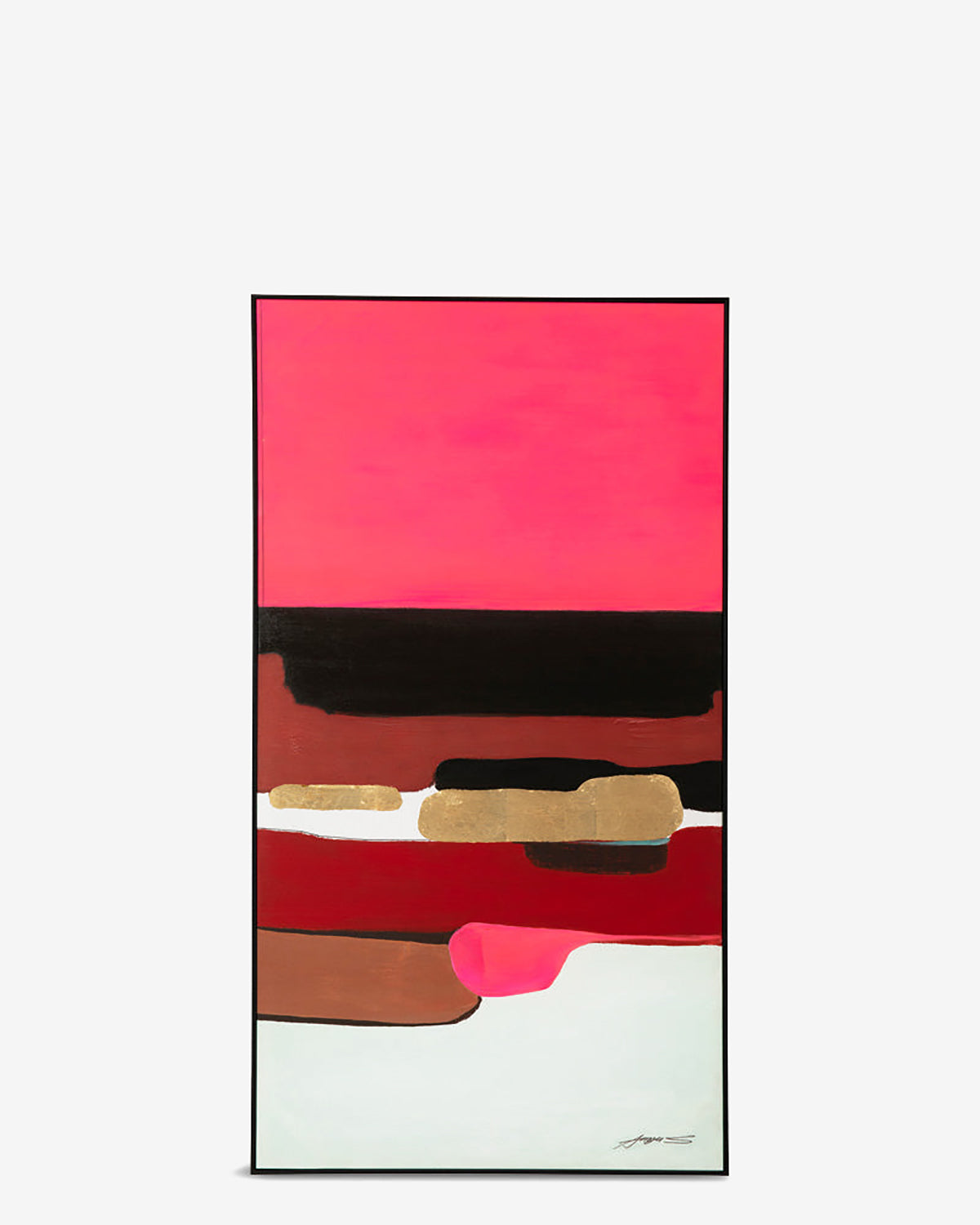 Abstract shapes pink galleri