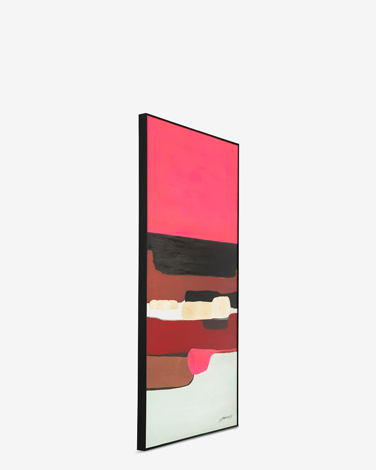 Abstract shapes pink galleri