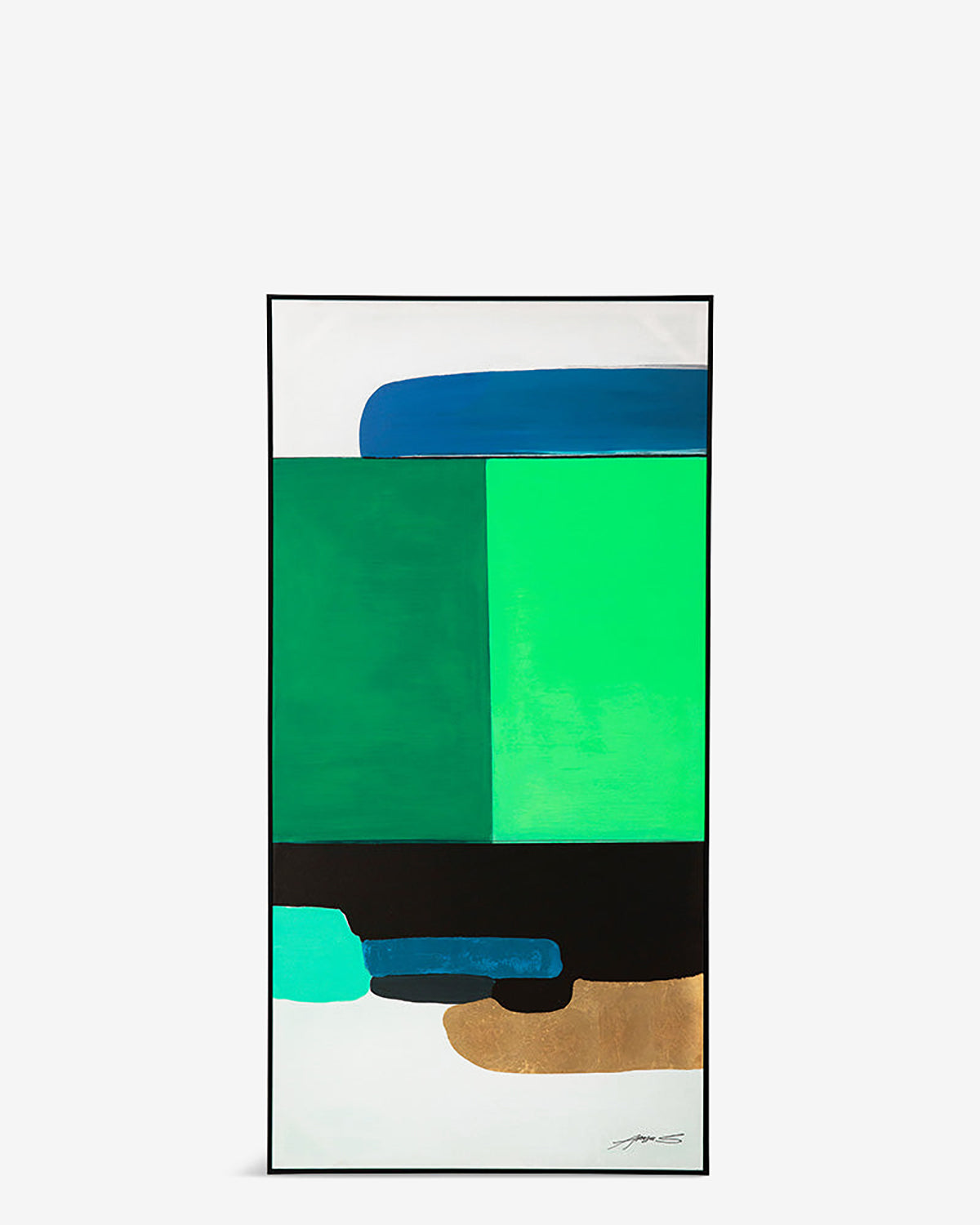 Abstract shapes grøn