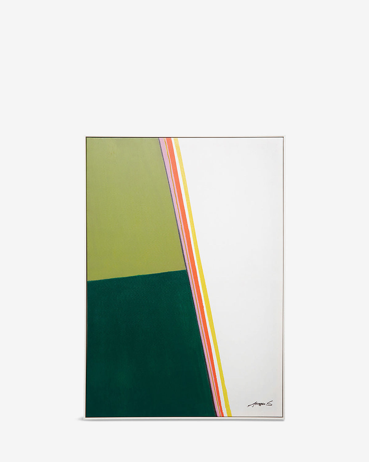 Abstract shapes khaki galleri