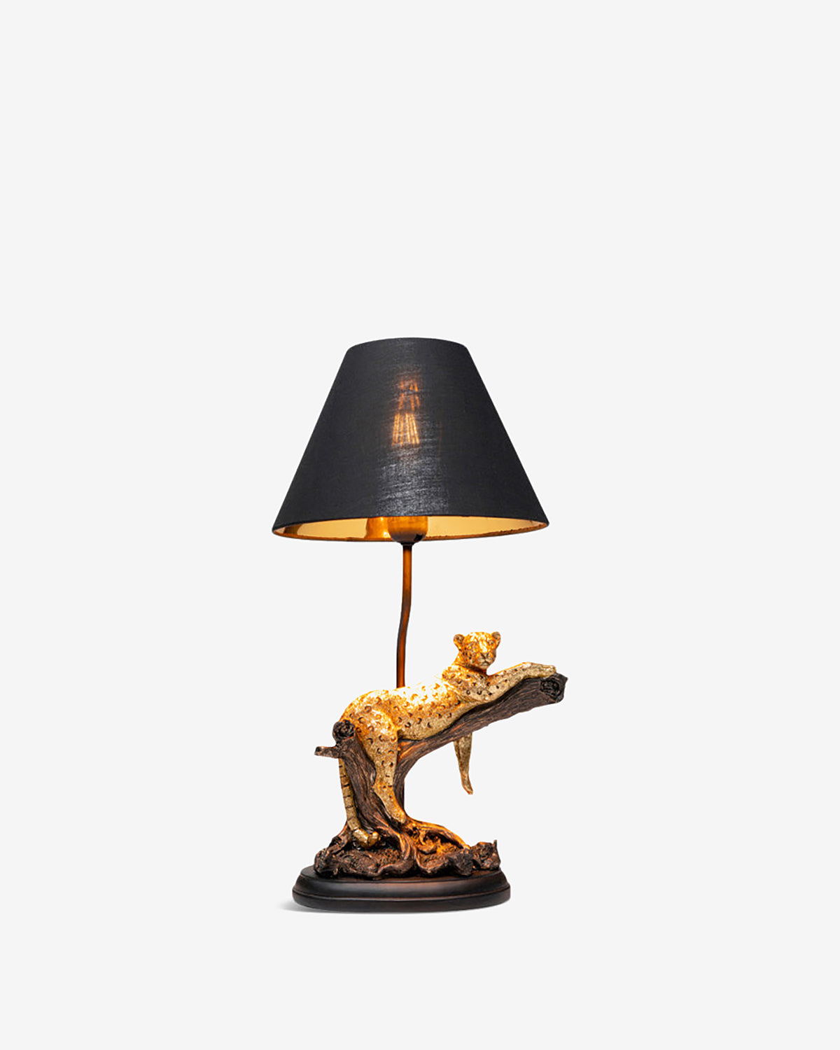Leopard bordlampe