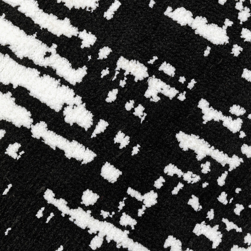 Opaco tæppe sort/hvid 170x240cm