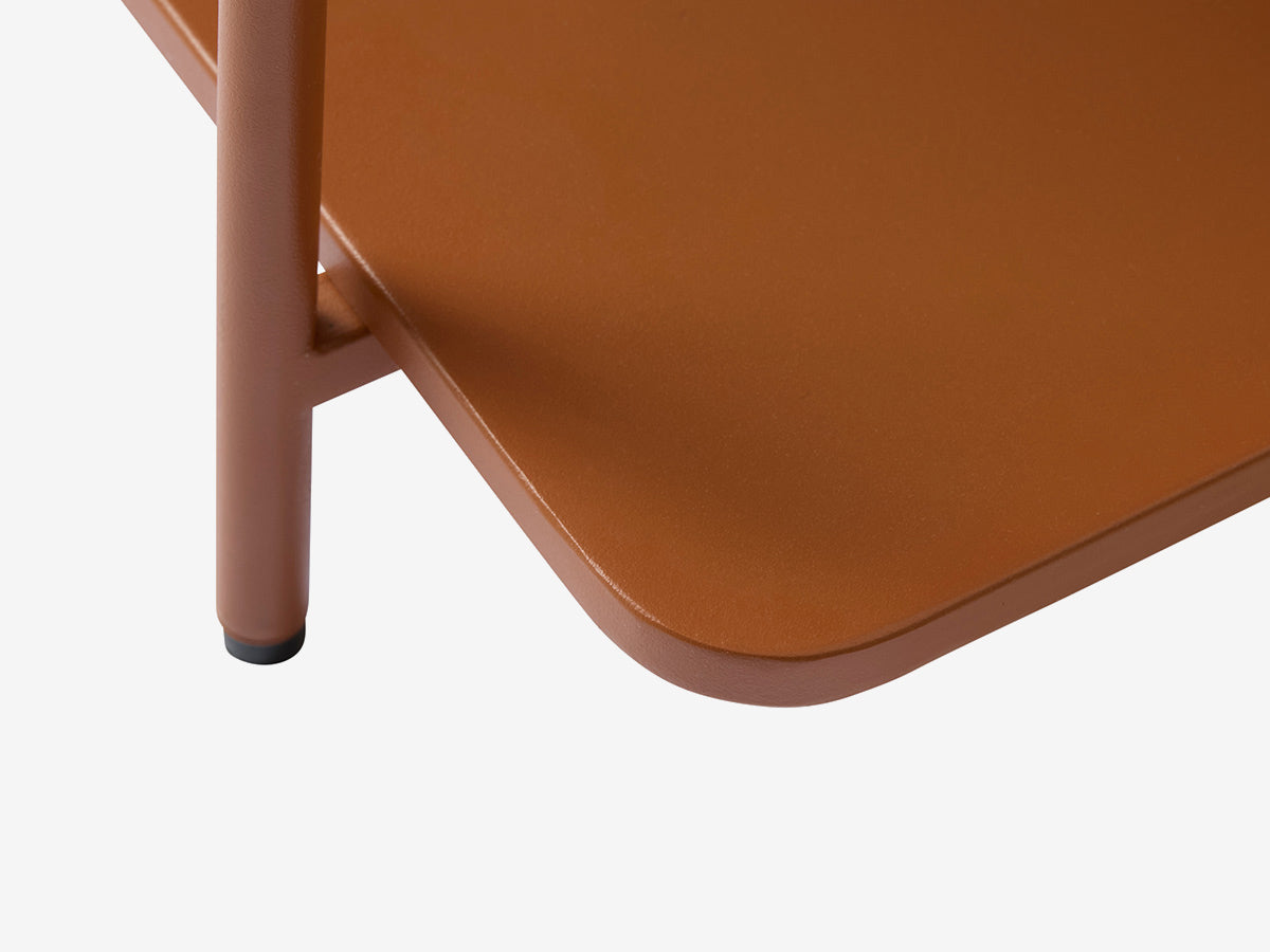 Yuba sofabord, terracotta