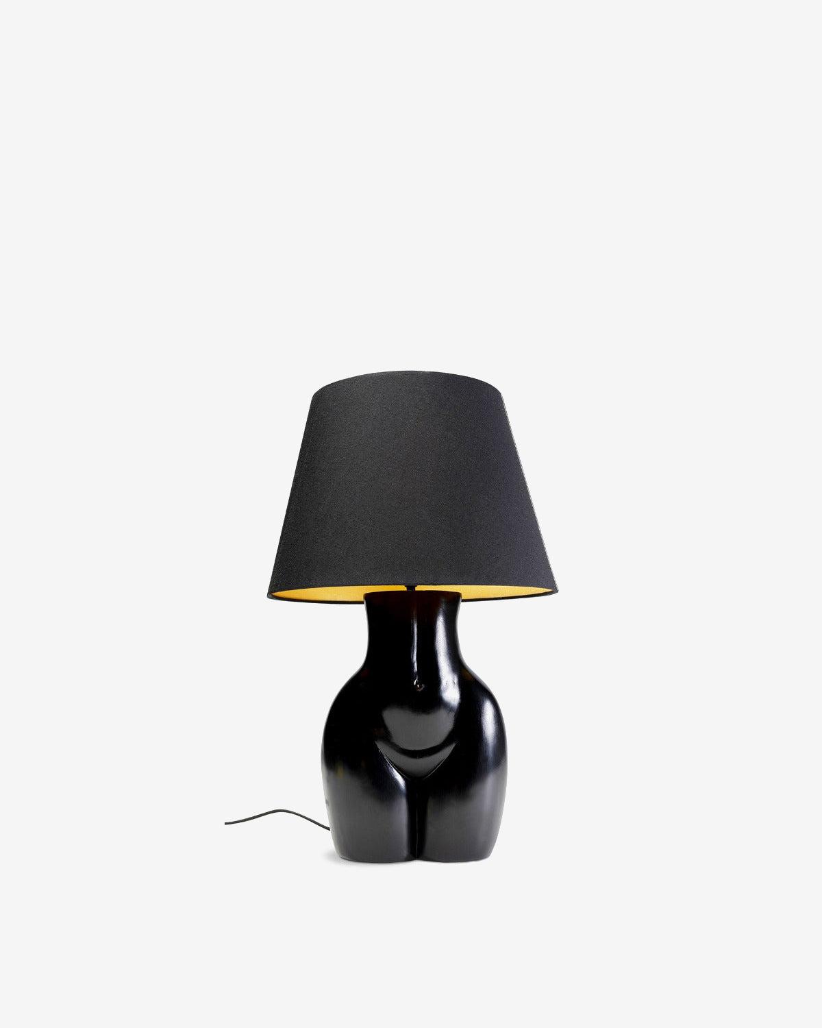 Donna bordlampe, sort