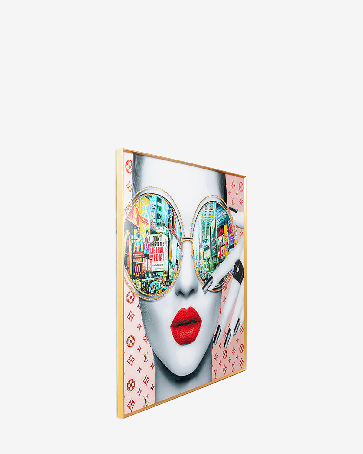 Times square view, glas galleri