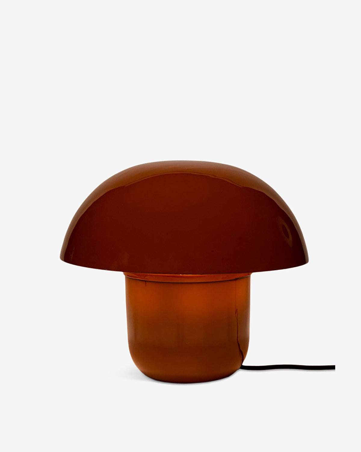 Mushroom bordlampe, brun