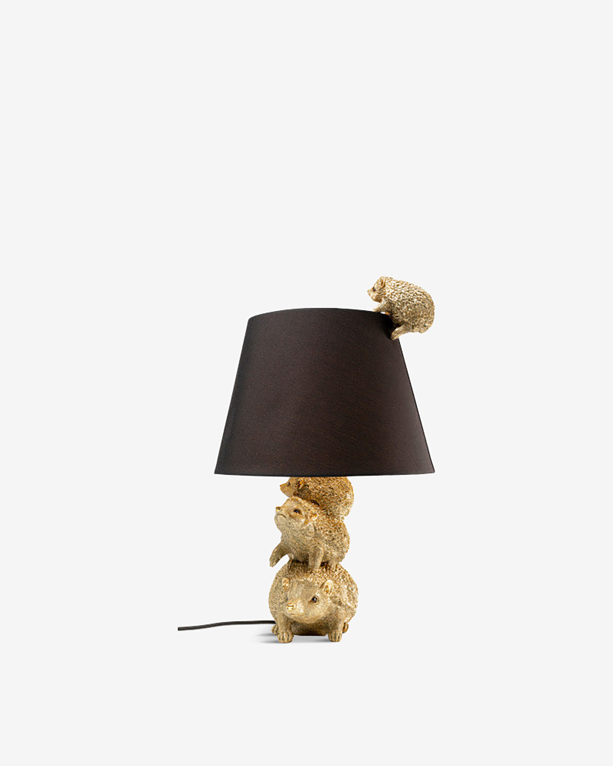 Pindsvin familie bordlampe