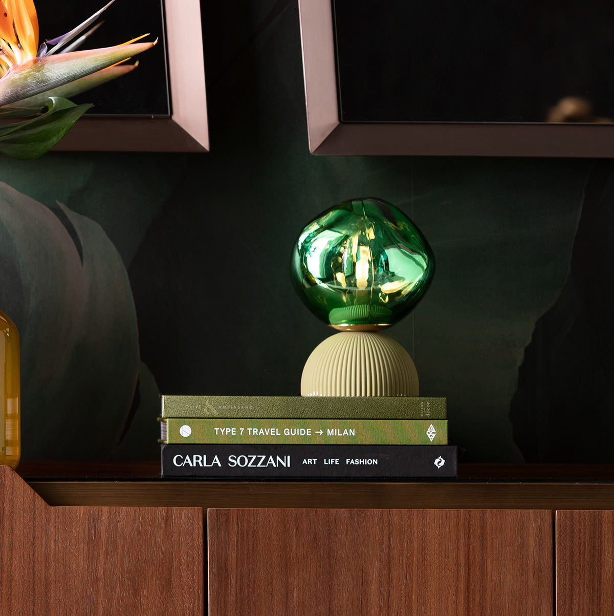 Magic ball bordlampe, grøn