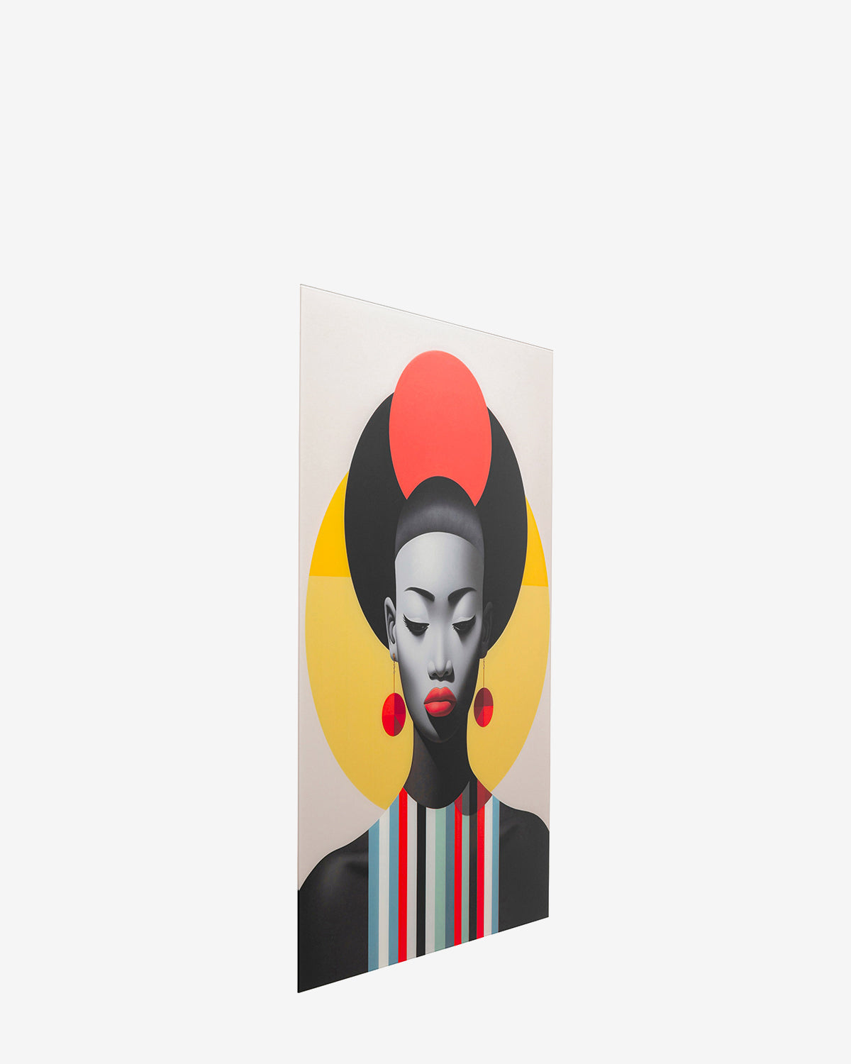 Muse retro lady red glas galleri