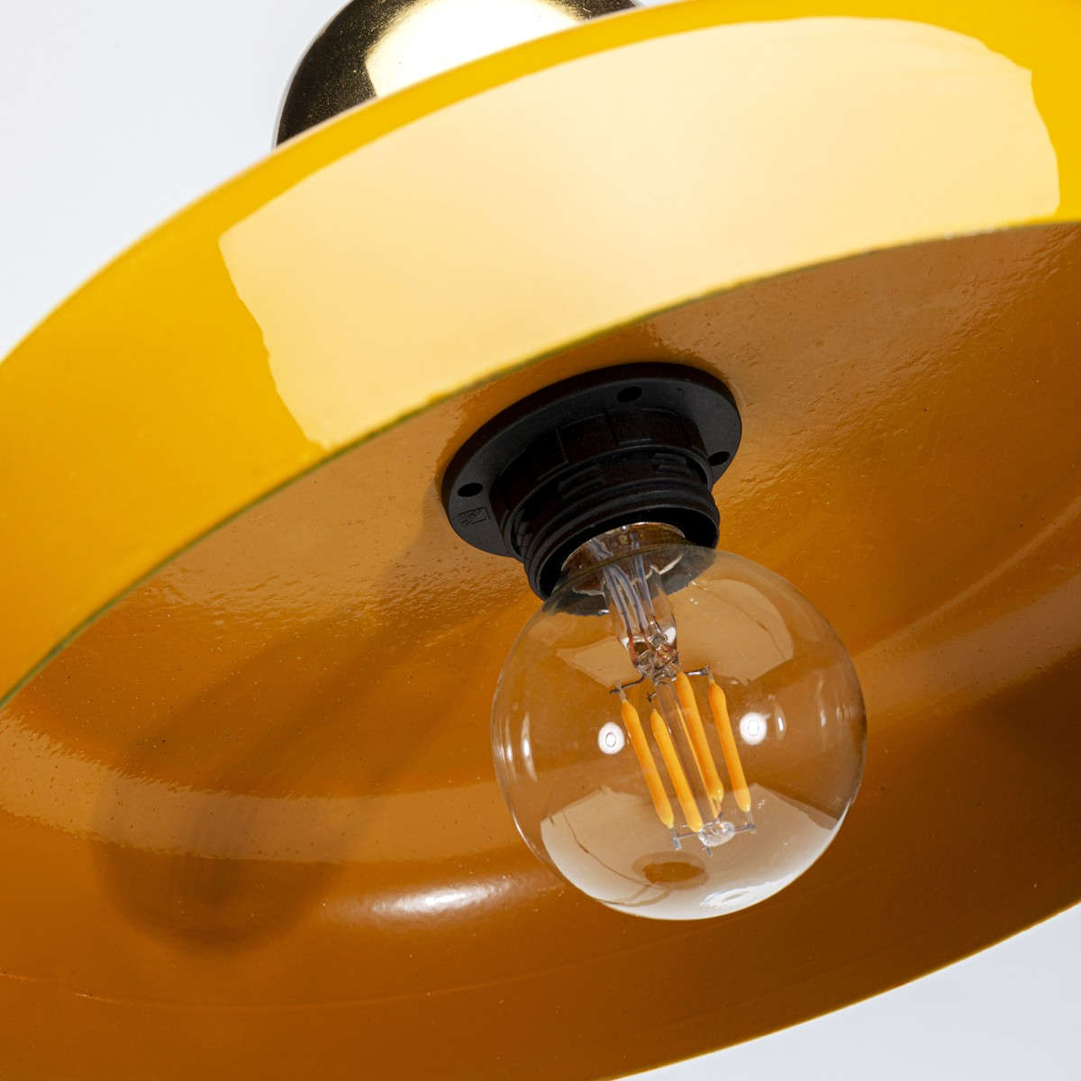 Demi gul bordlampe