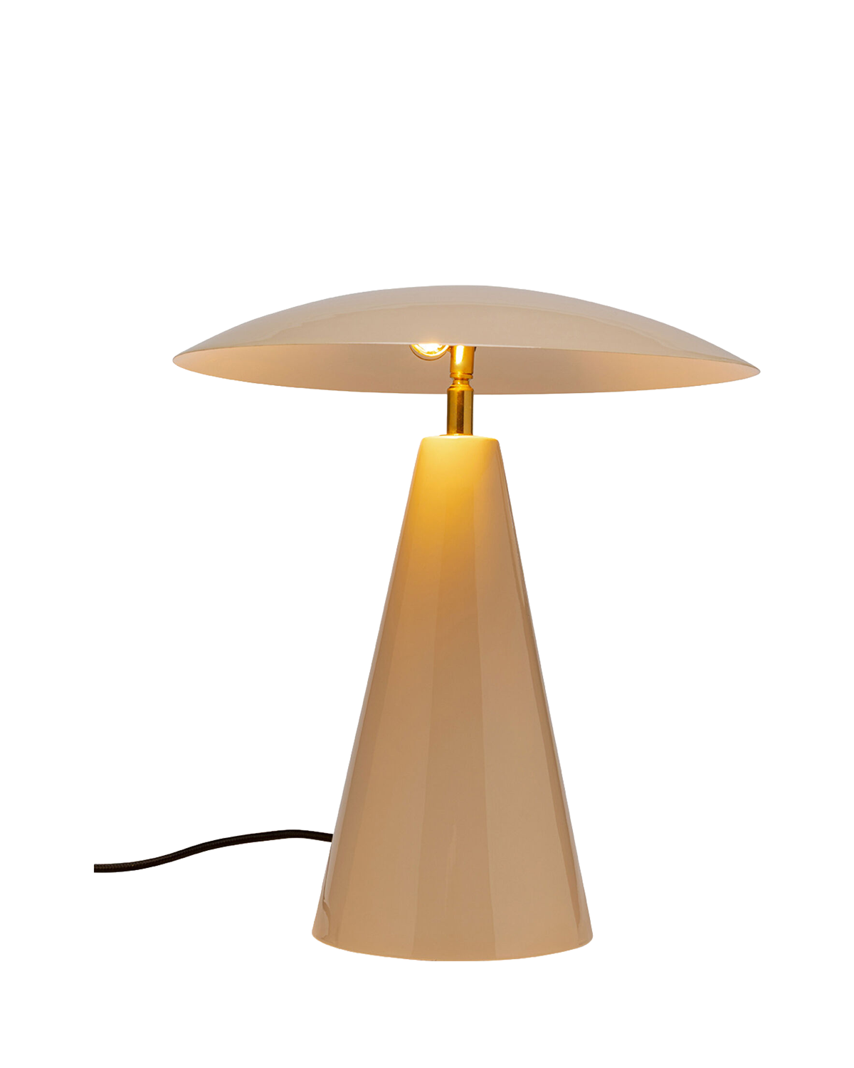 Fungo Bordlampe, Flat Cream 33cm