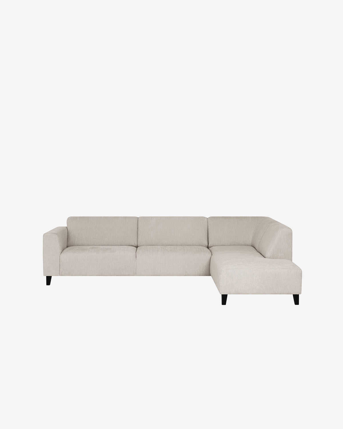 Amalfi hjørnesofa m/open end, beige