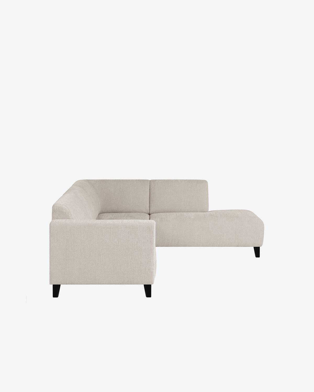 Amalfi hjørnesofa m/open end, beige