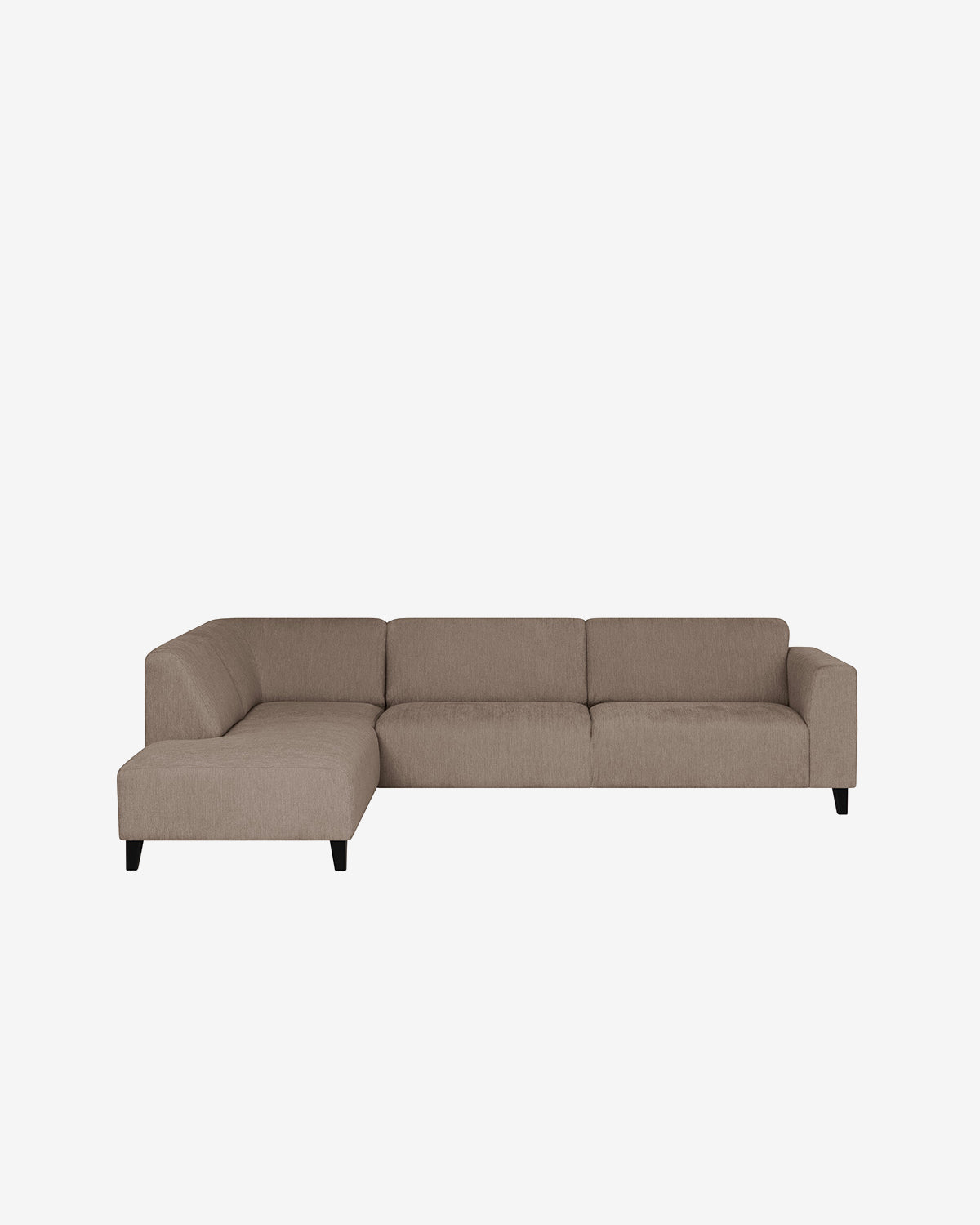 Amalfi hjørnesofa m/open end, mink