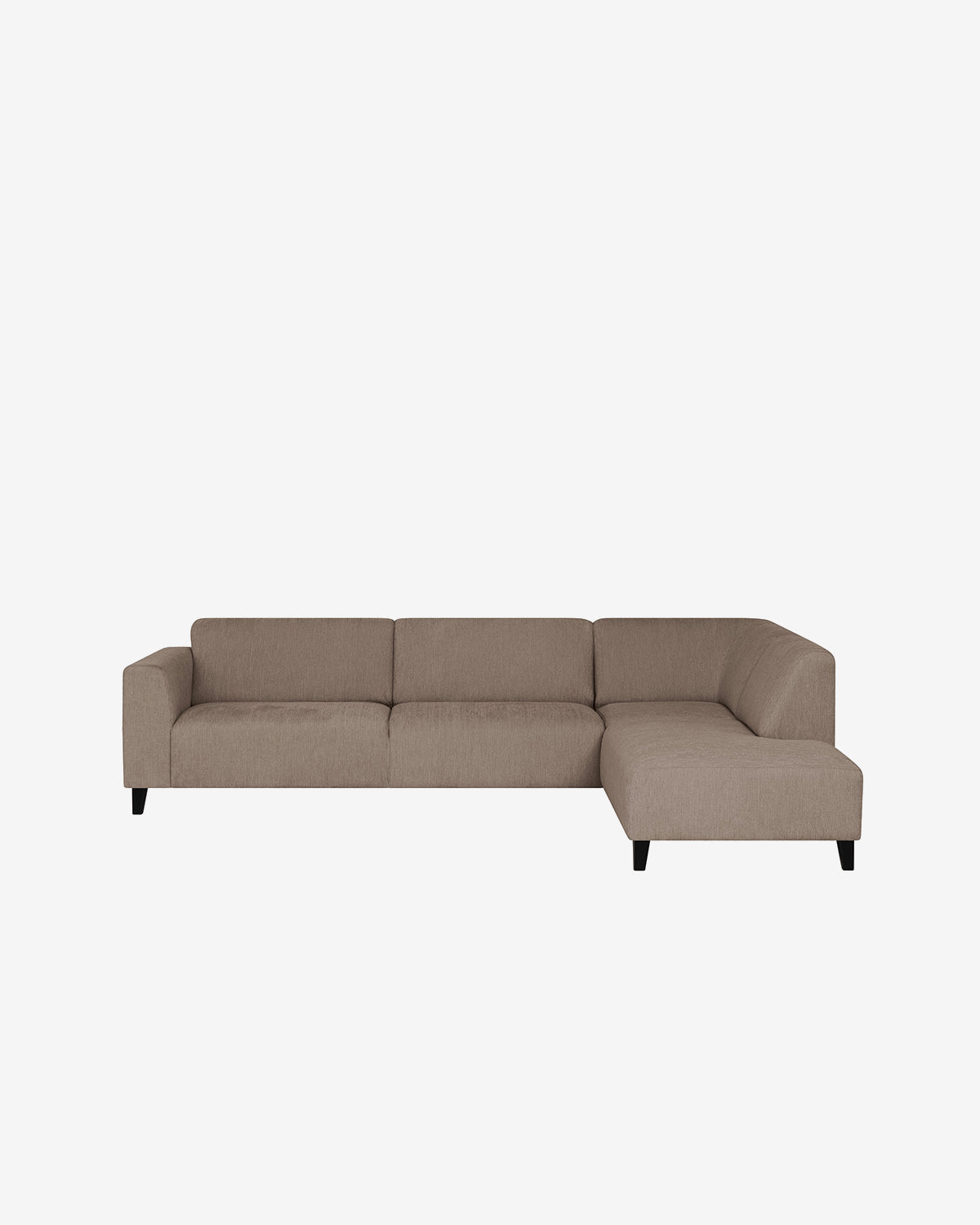 Amalfi hjørnesofa m/open end, mink