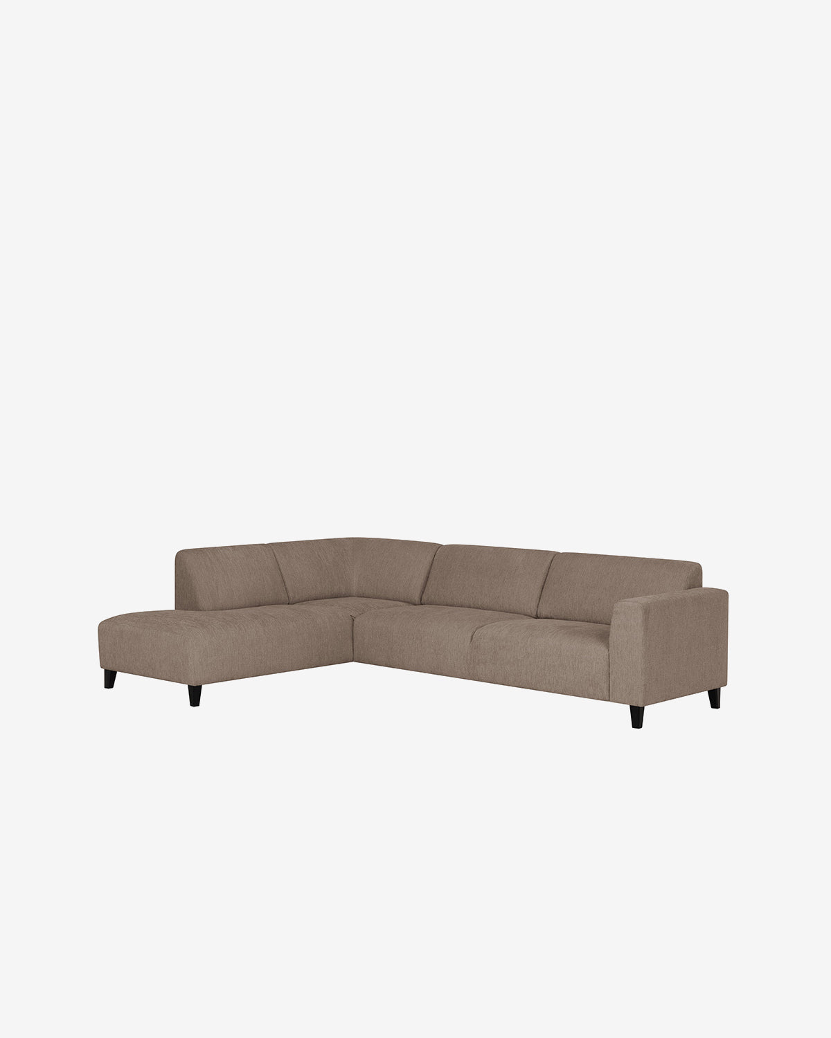Amalfi hjørnesofa m/open end, mink