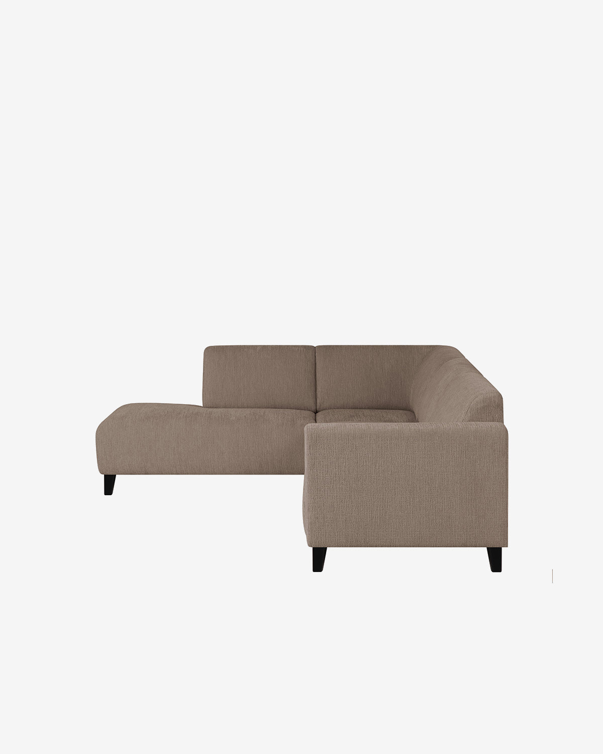 Amalfi hjørnesofa m/open end, mink