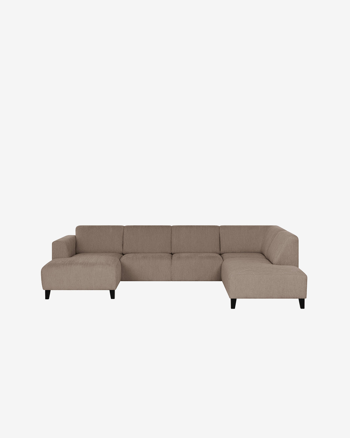 Amalfi U-hjørnesofa, mink