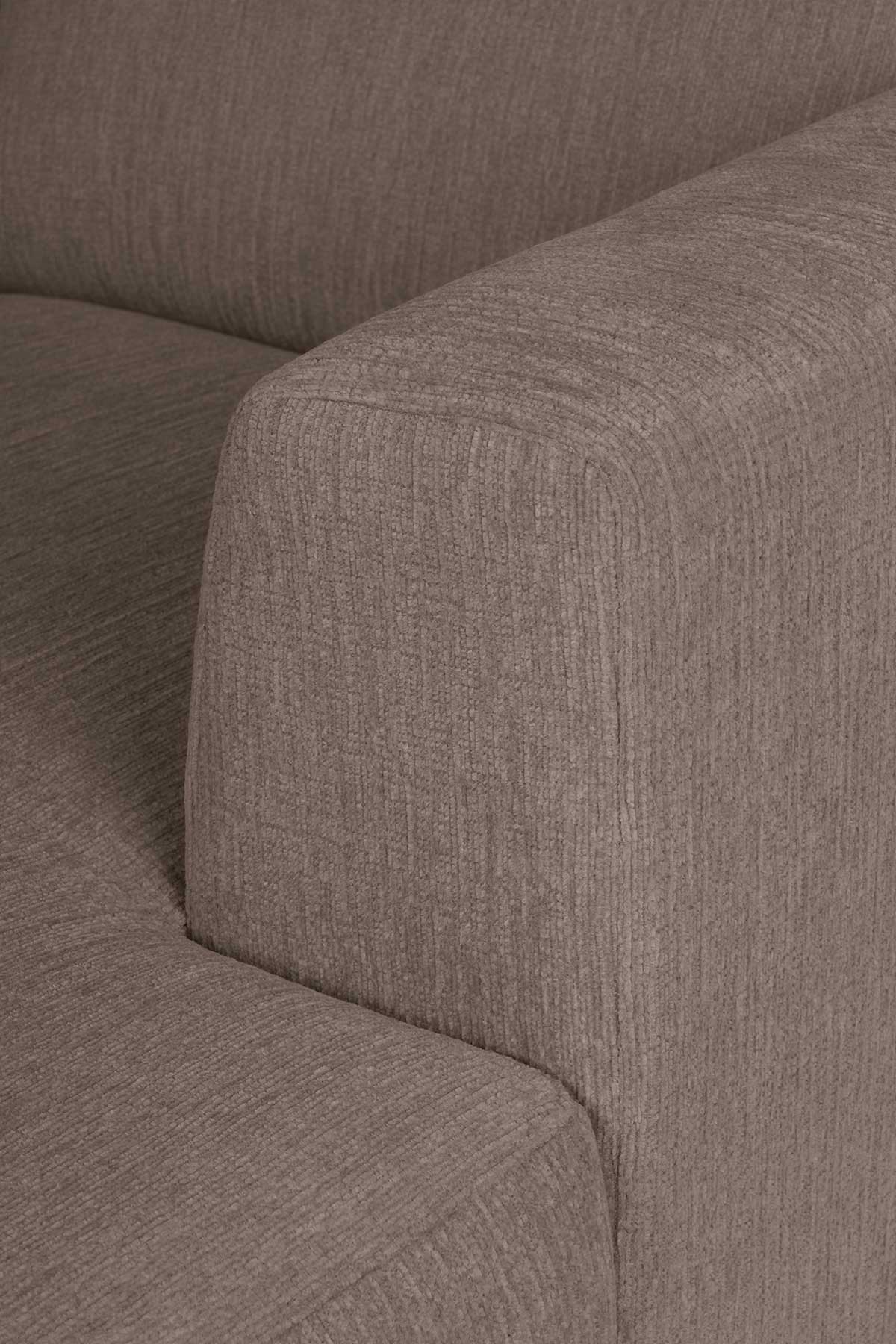 Amalfi U-hjørnesofa, mink