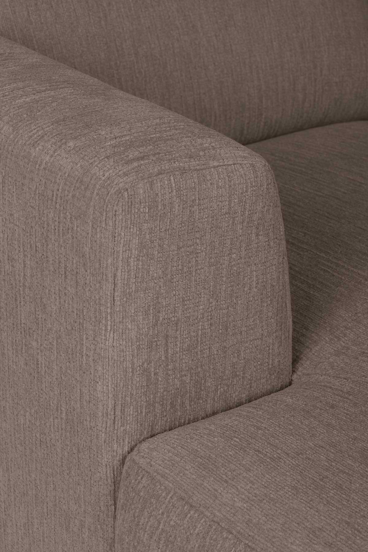 Amalfi U-hjørnesofa, mink, venstrevendt