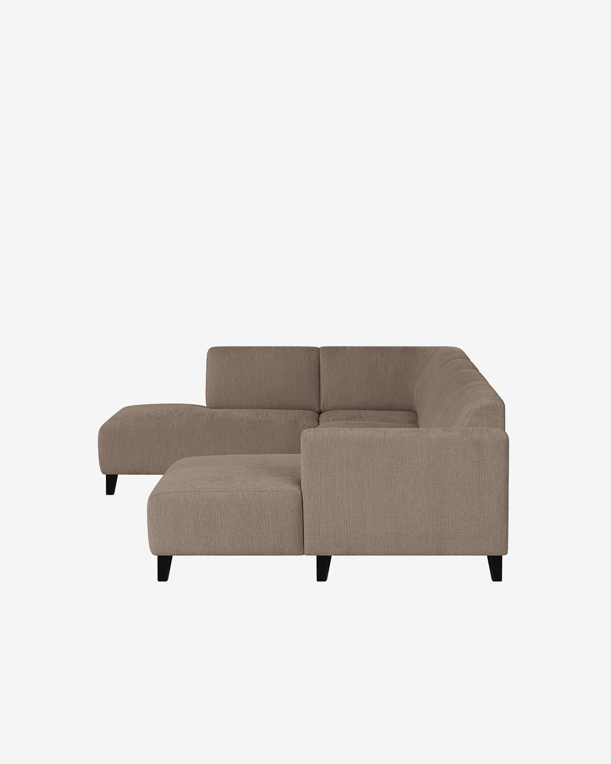 Amalfi U-hjørnesofa, mink