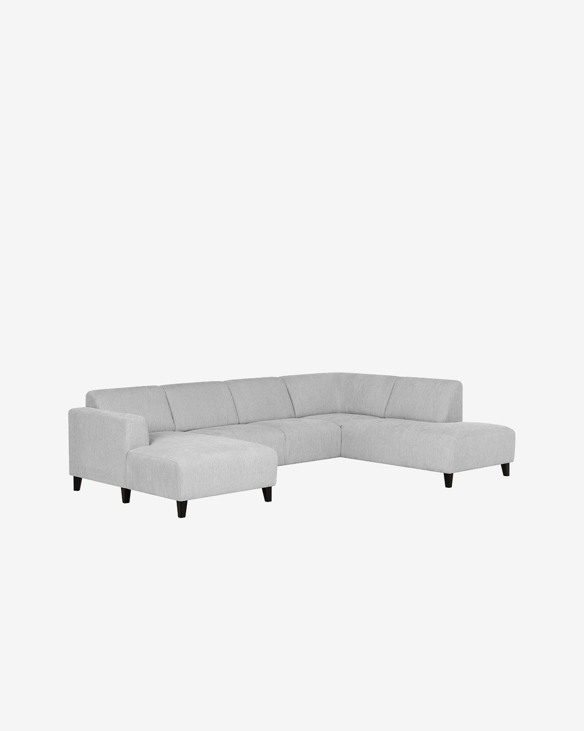 Amalfi U-hjørnesofa, ash, venstrevendt
