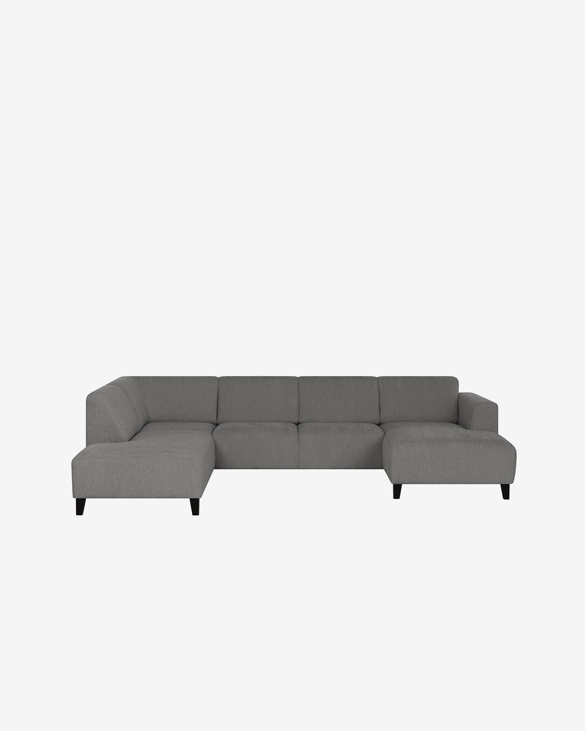 Amalfi U-hjørnesofa, charcoal
