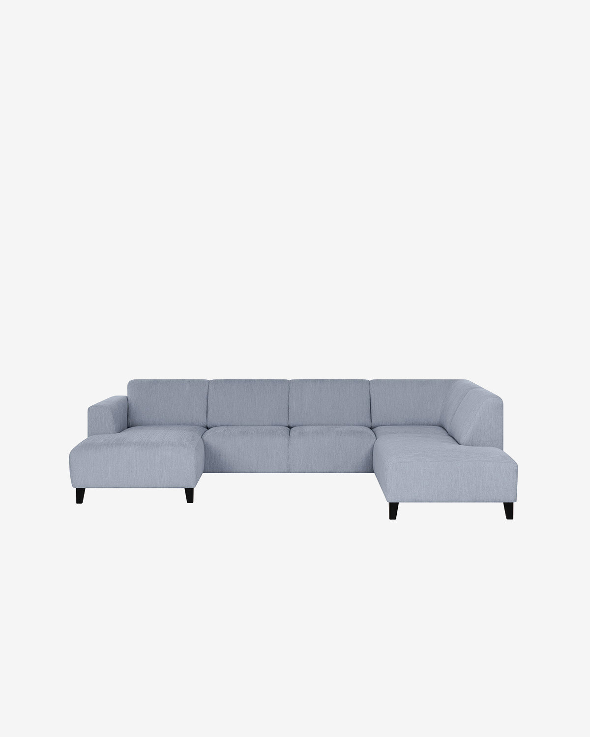 Amalfi U-hjørnesofa, ice blue, venstrevendt