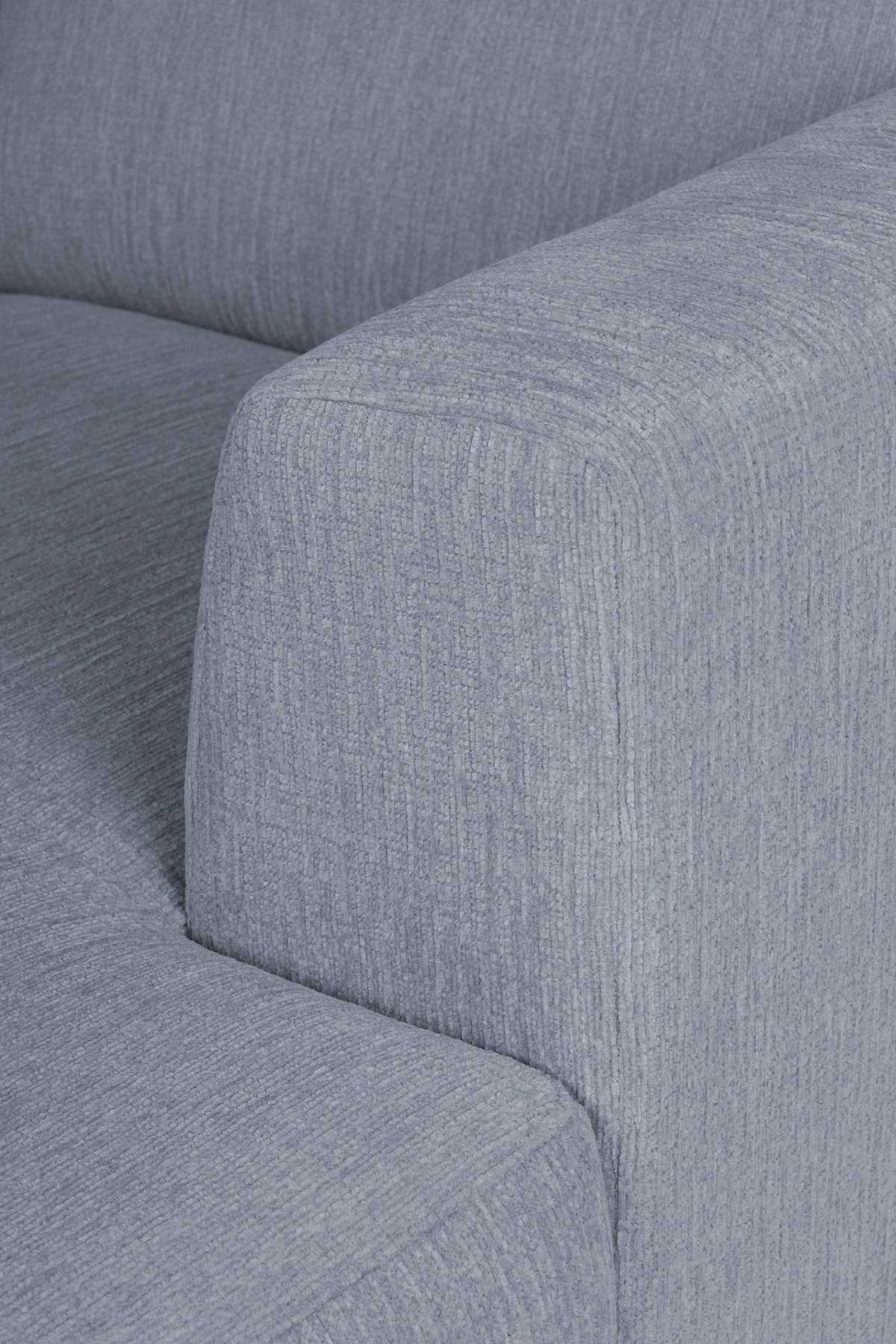 Amalfi U-hjørnesofa, ice blue, højrevendt