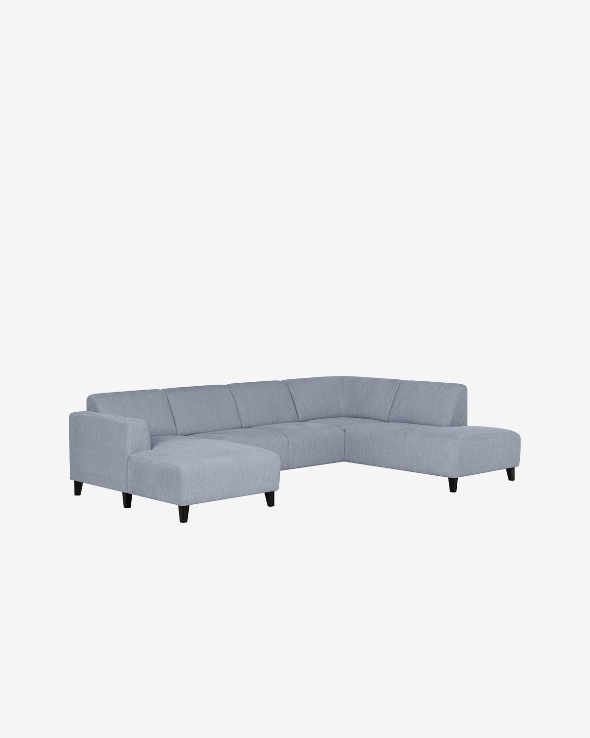 Amalfi U-hjørnesofa, ice blue, venstrevendt