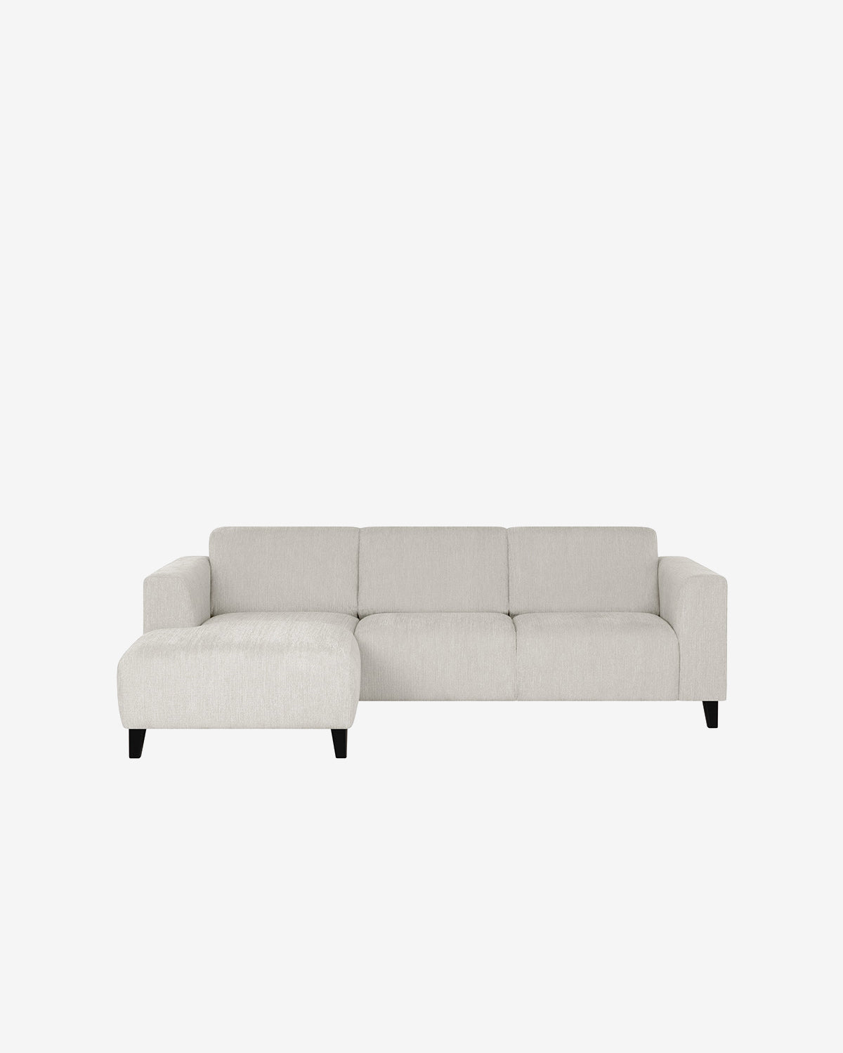 Amalfi 3 pers. m/chaiselong, beige Venstrevendt